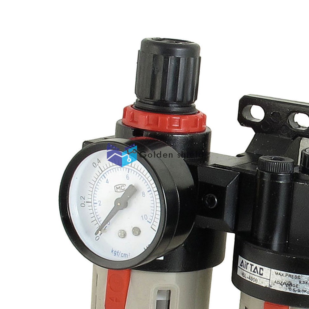 1PC BFC4000 Air Source Treatment Unit Pneumatic Regulator Lubricator Set