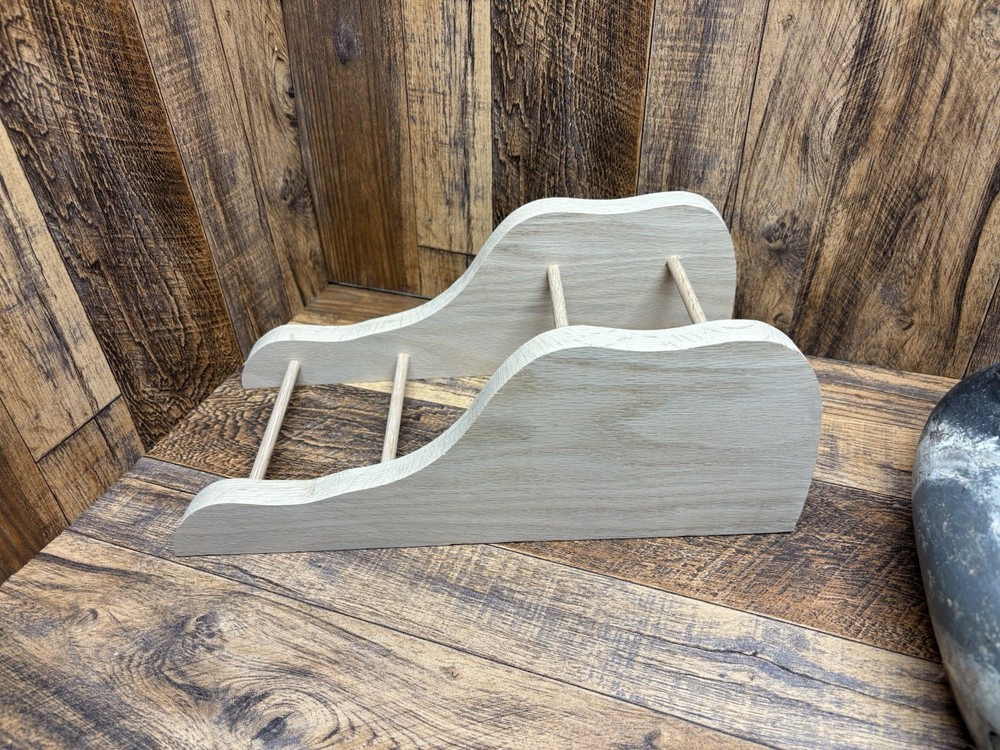 1- Duck Decoy/Large Double Stands/ Oak. Group 10#