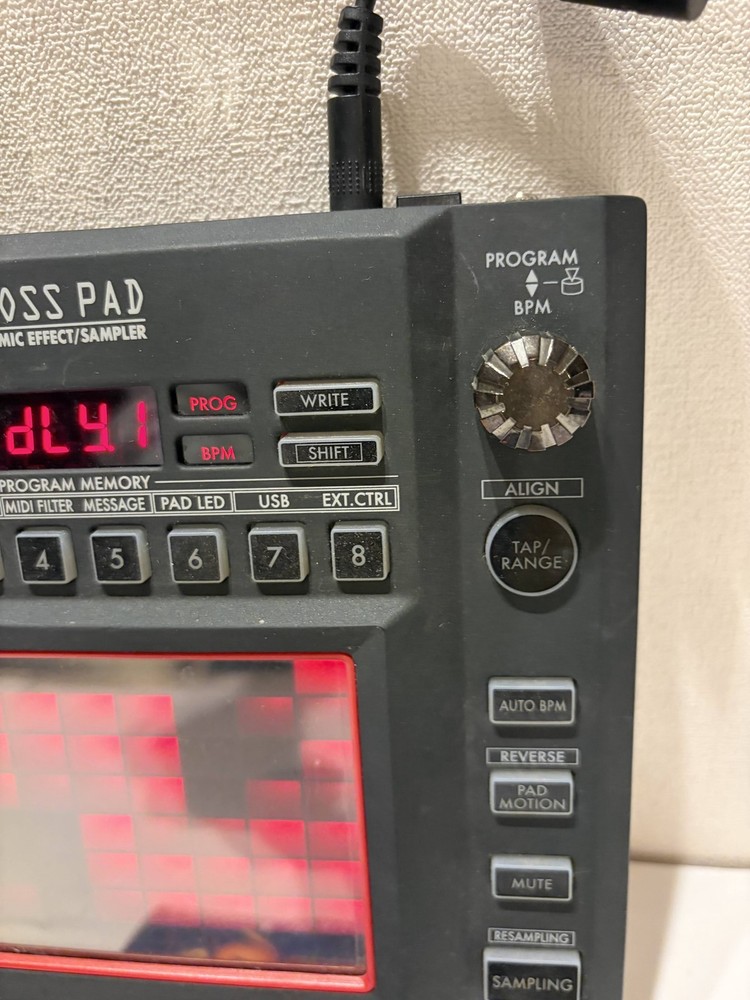 KORG KP3 Kaoss Pad Dynamic Effect Sampler Sequencer Tested Working used Japan