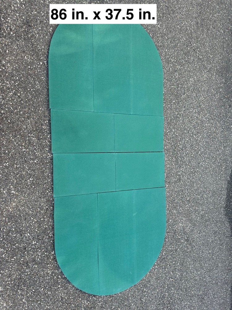 Poker Table Topper, Folding, Green Felt