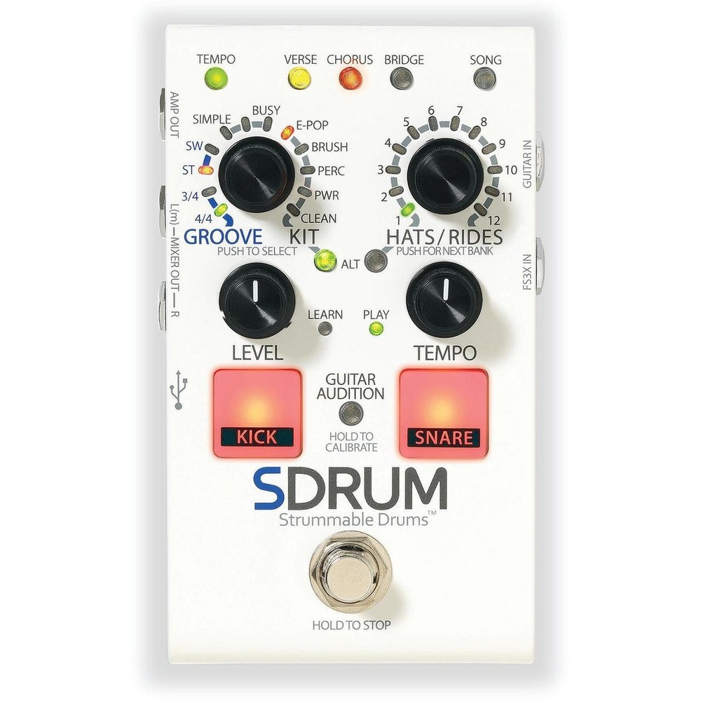 DigiTech SDRUM Strummable Drums Guitar Effects Pedal