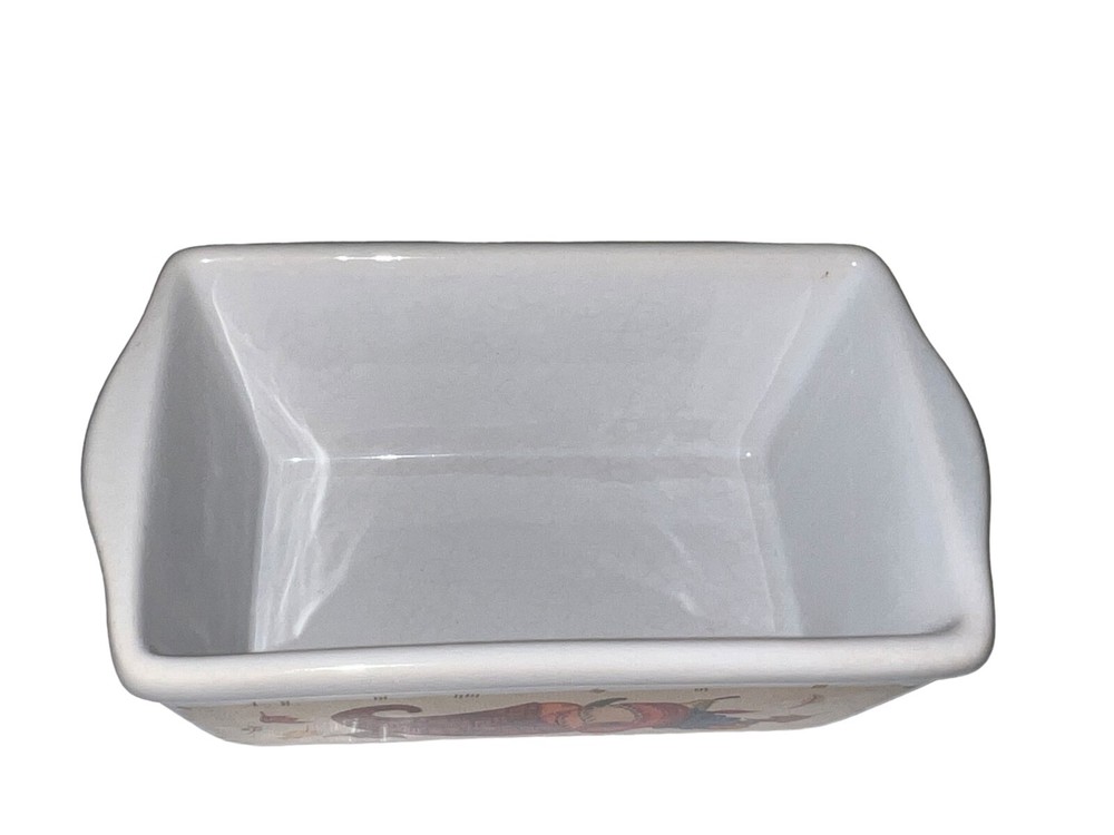 Small Ceramic Loaf Pan Autumn Design