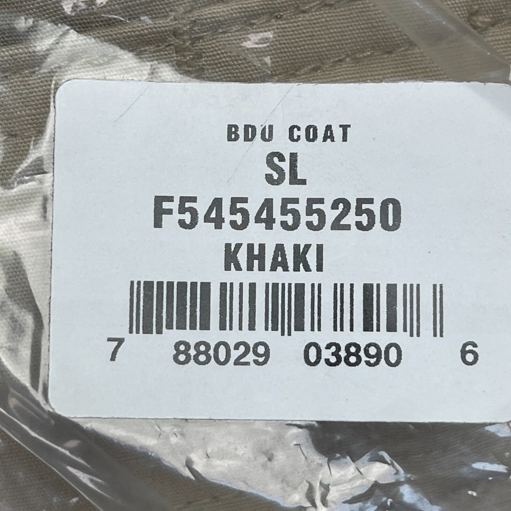 NEW BDU Propper Jacket - Tan - Small Long