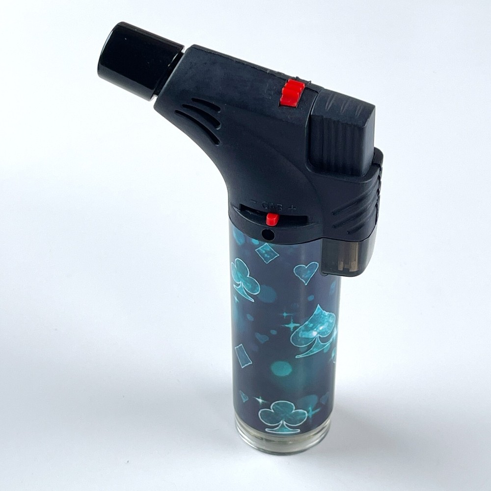 4Pack Jumbo 4" Single Jet Flame Torch Gun Lighter Refillable Lockable Peach gift