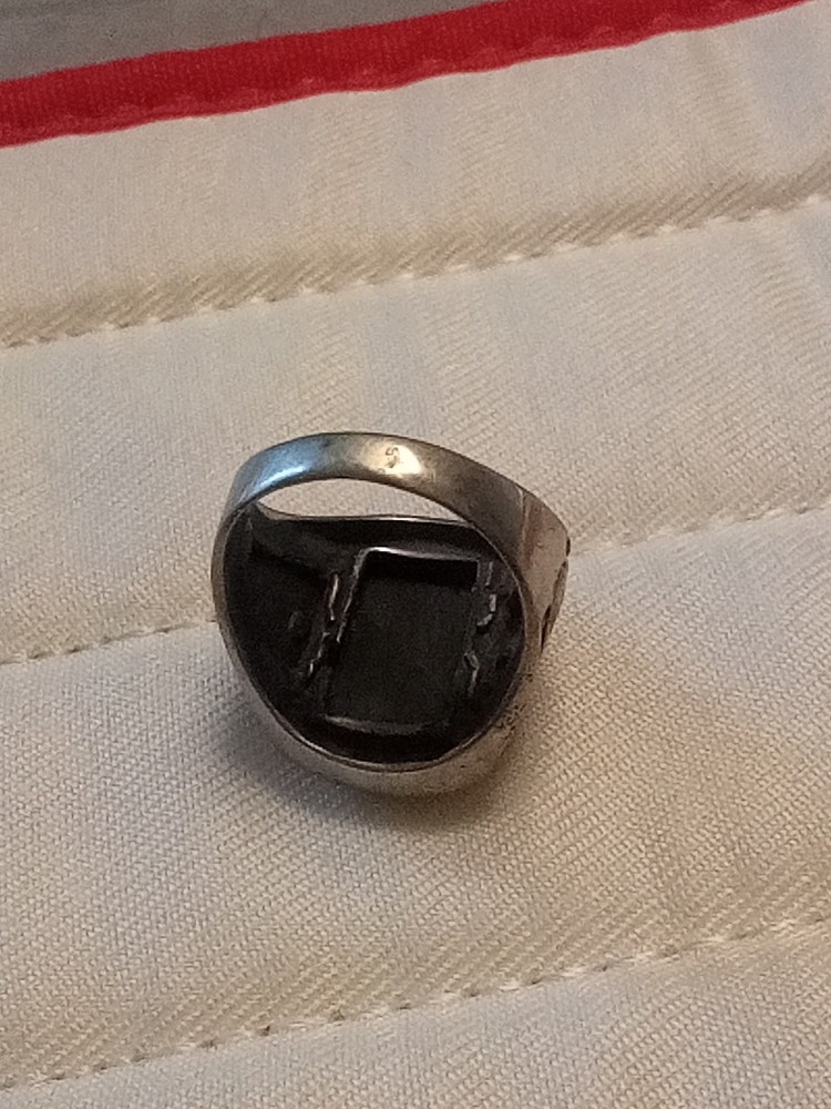 Men's 925 Onyx Silver Ring