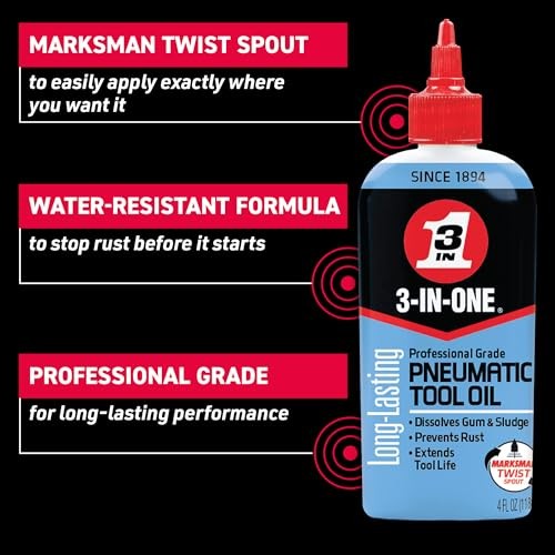 Machine Lubricant 1 Pack for Pneumatic Tools Rust Prevention and Performance ...