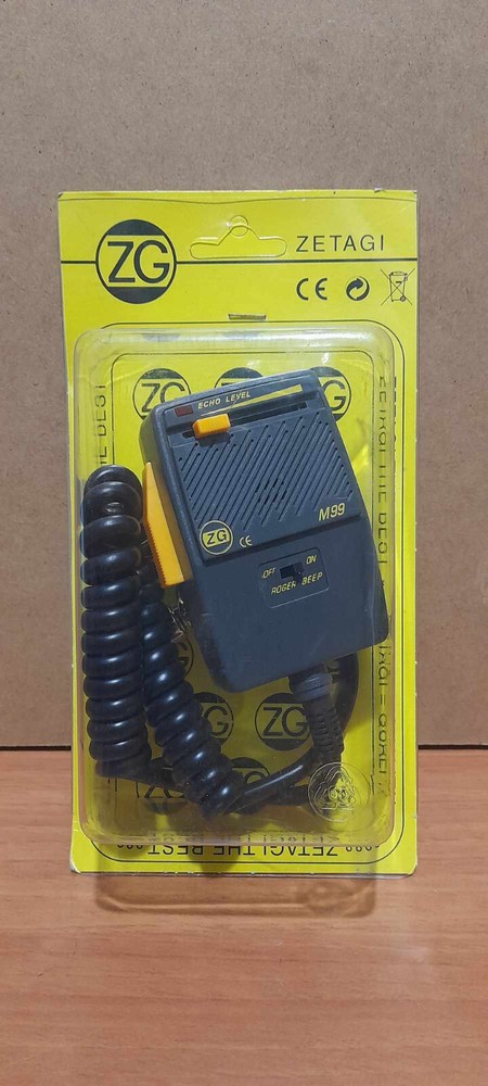Zetagi M 99 Echo CB Microphone + Roger Bleep