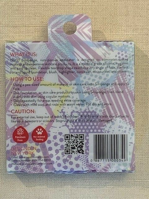 Nuest OIC Silisponge Hypoallergenic Silicone Makeup Applicator New Free Ship