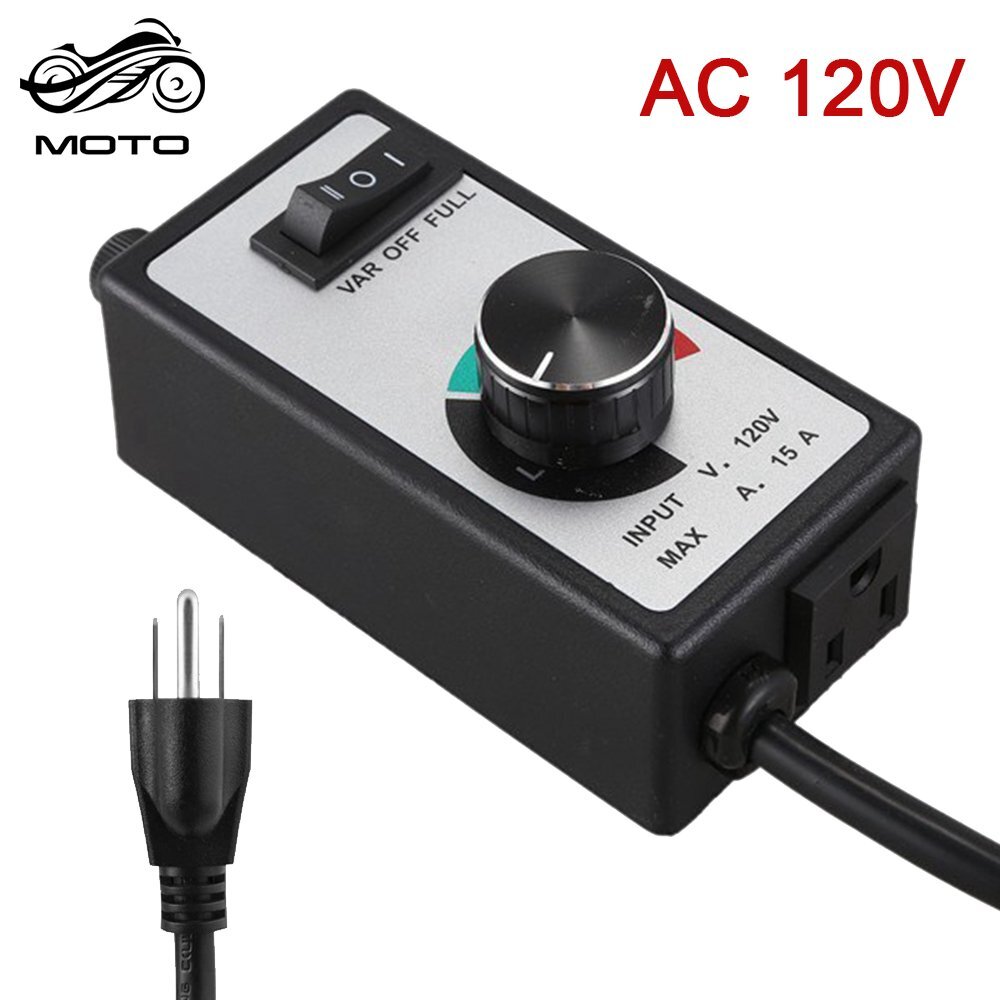 Variable Speed Controller for Router Fan Electric Motor Rheostat 120V Adjuster