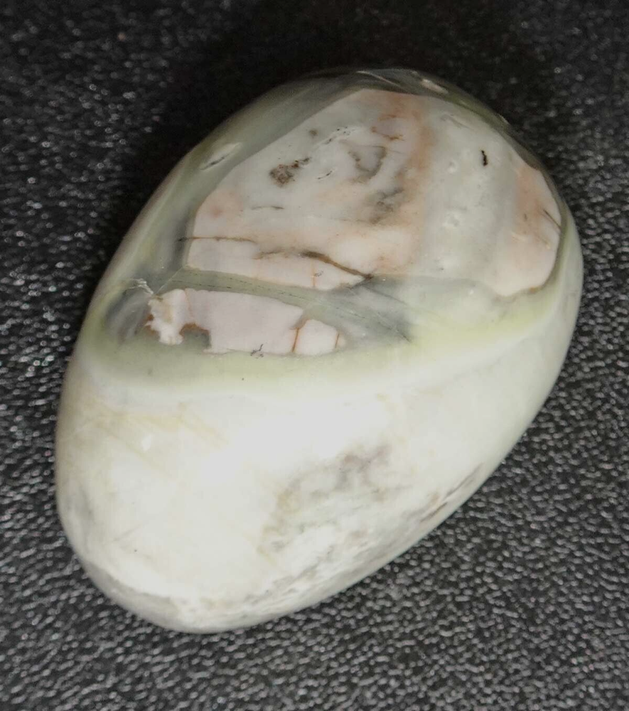 Silver Leaf Jasper 1 3/4 inch tall Egg sc101