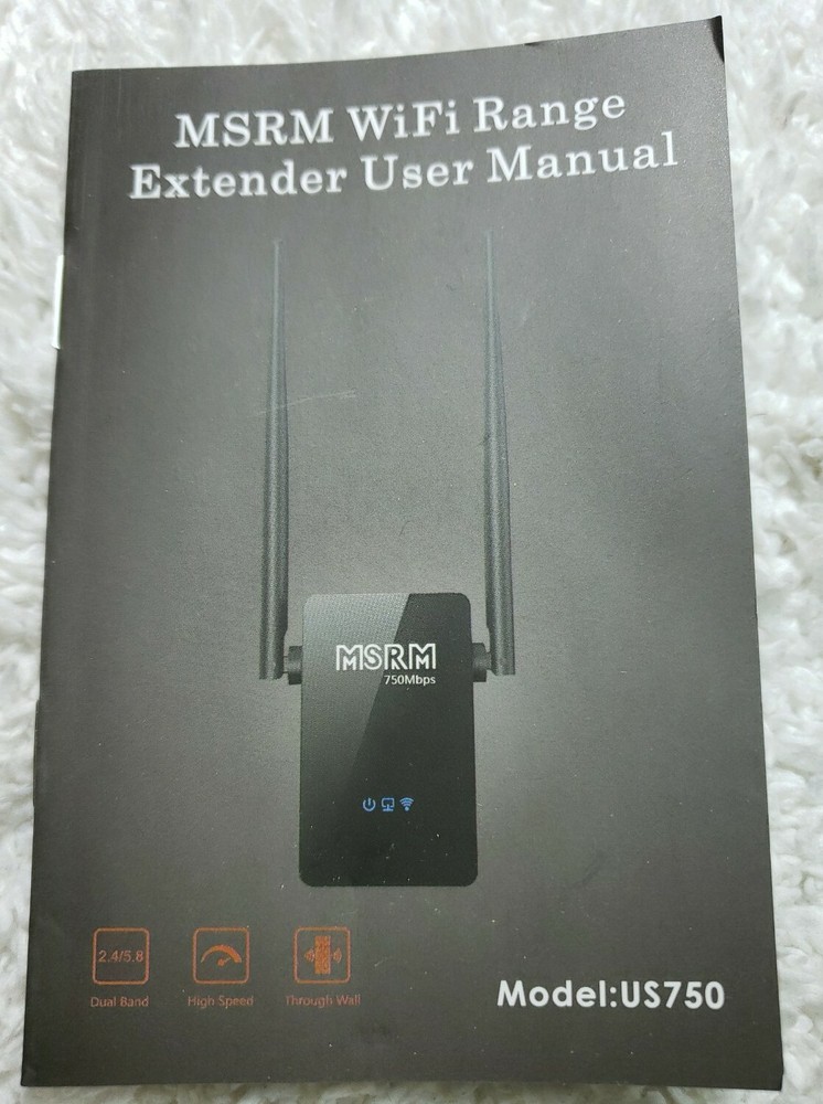 750Mbps Network Dual Band Wifi Range Extender Repeater 11AC double antennas