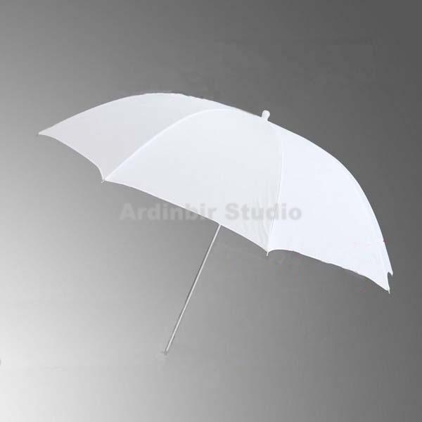 60" White Translucent Umbrella for Strobe Flash Light