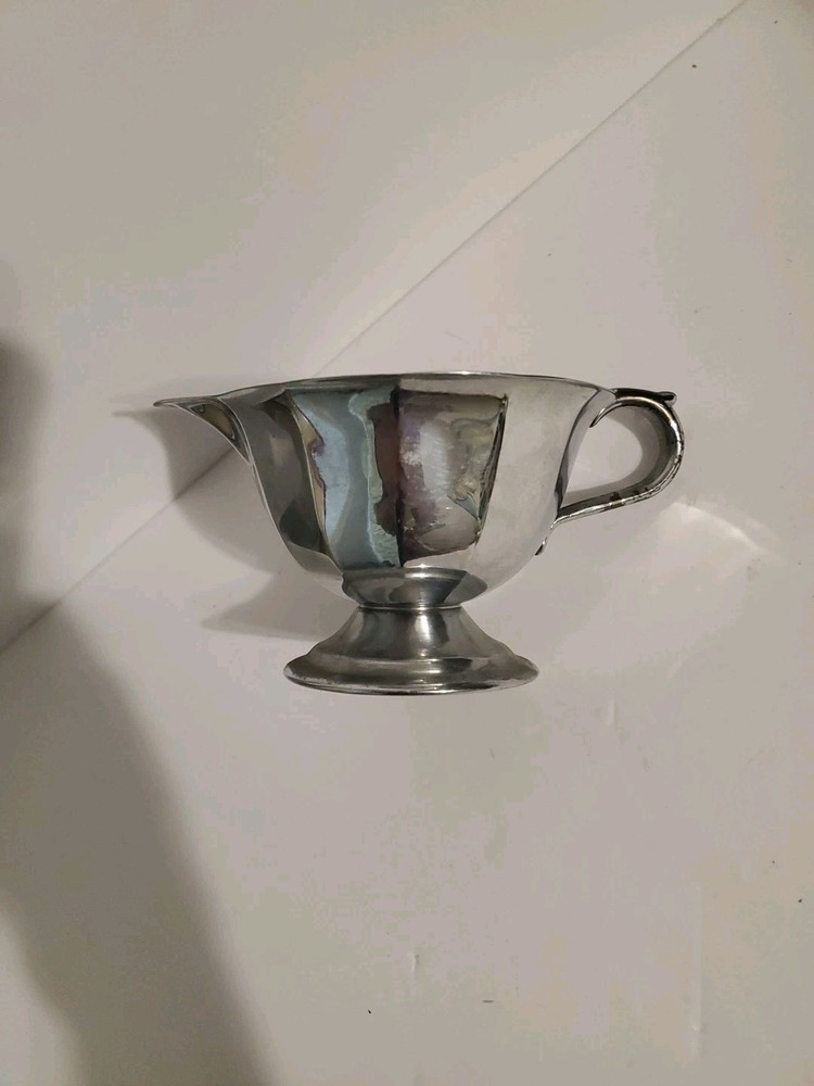 Silver Plated Creamer Bowl. Vintage