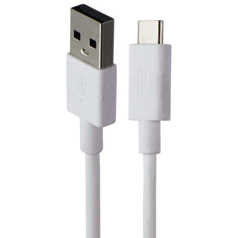 PureGear (6Ft) USB-A to USB-C Charging Cable - White (64393PG)