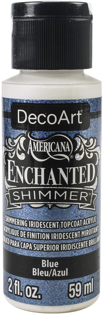 Deco Art ENCHANTED SHIMMR 2OZ BLUE, usone size