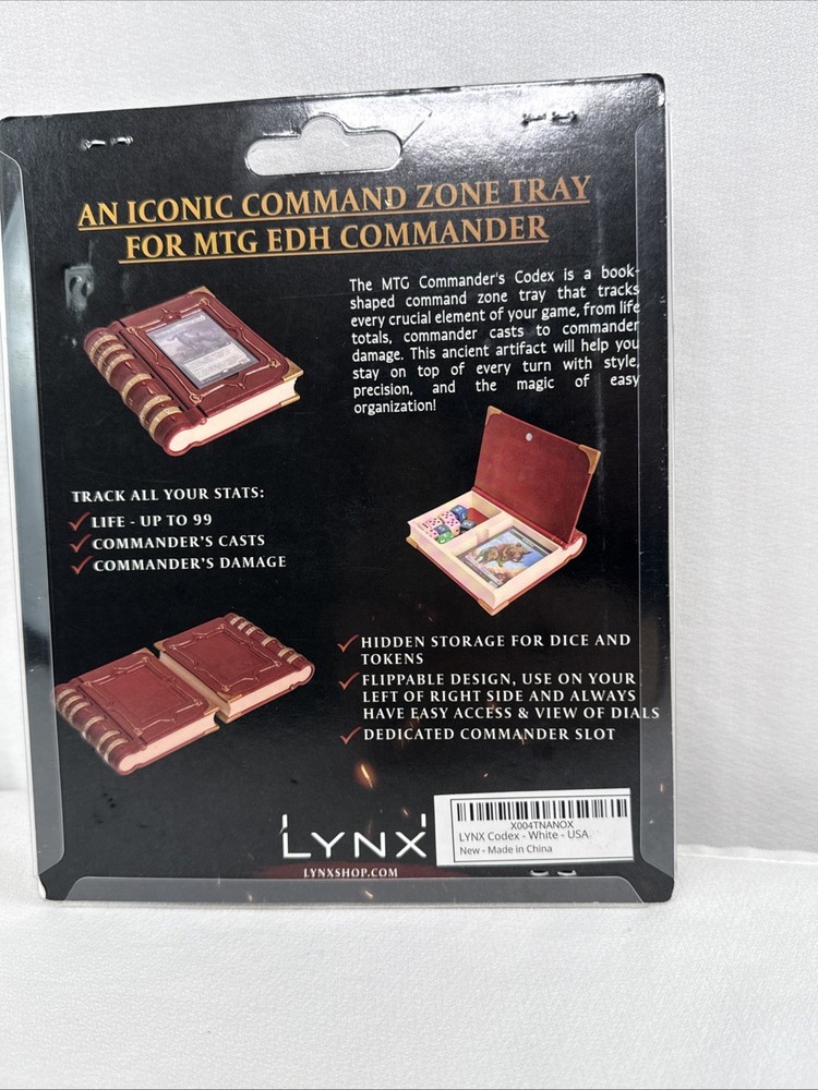 Lynx MTG Commander’s Codex - White (Read Description)