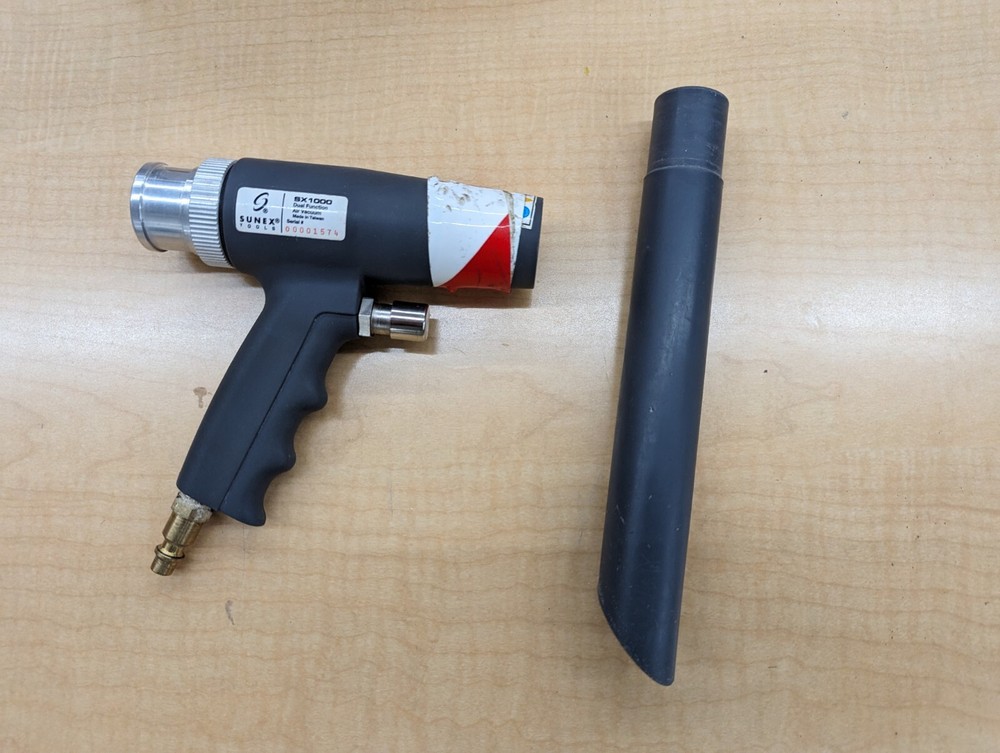 Sunex Compressed Air Suction Wand SX1000 Dual Function Power Vacuum