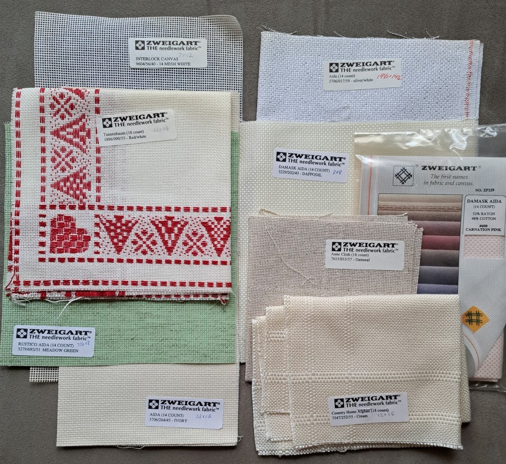 Cross stitch fabric grab bag #2