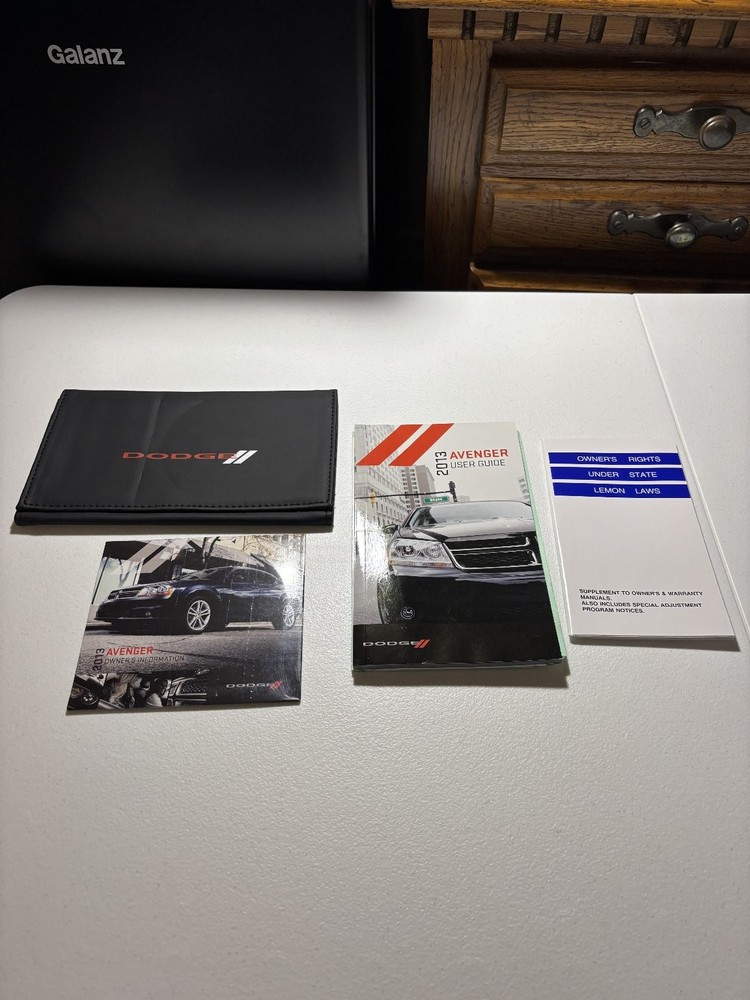 2013 Dodge Avenger User's Guide OEM Set