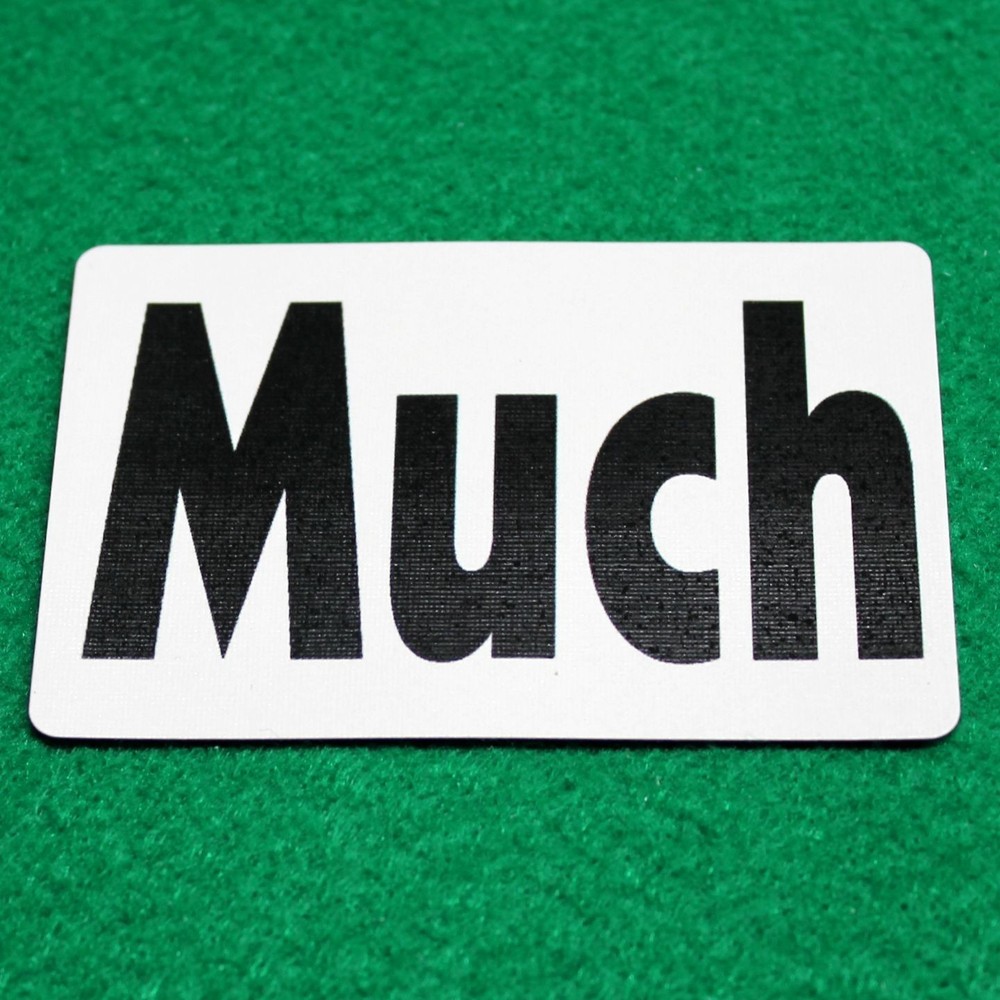 Much, Bicycle Printed Gaff Card, Red