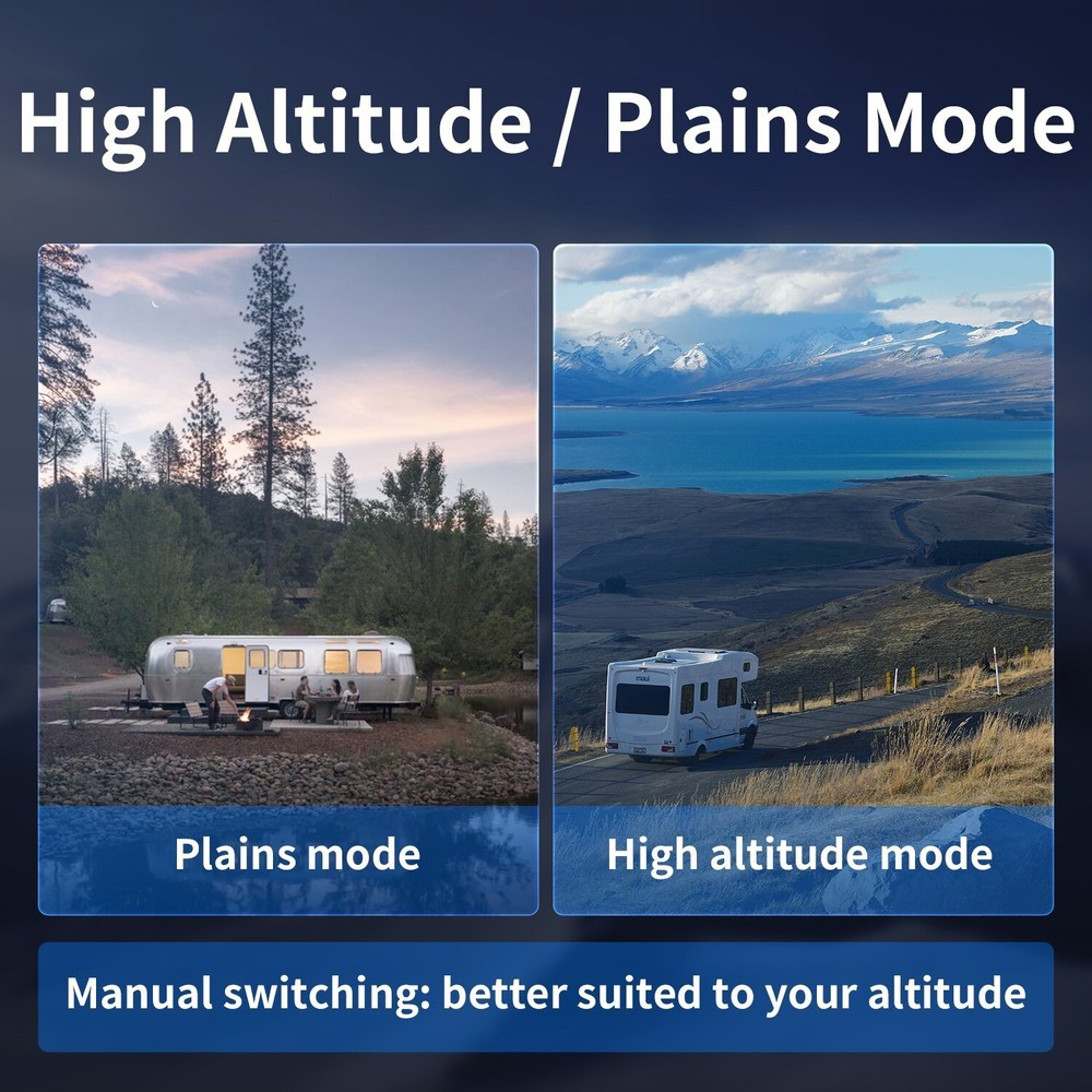 65,000 BTU RV Tankless Water Heater High Altitude Available 12V CSA Certificated