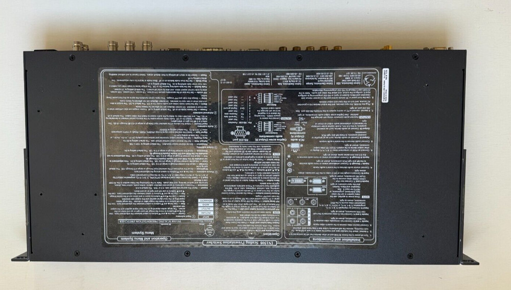 Extron IN1508 Video Scaling Presentation Switcher Media Switch Rack Mount TESTED