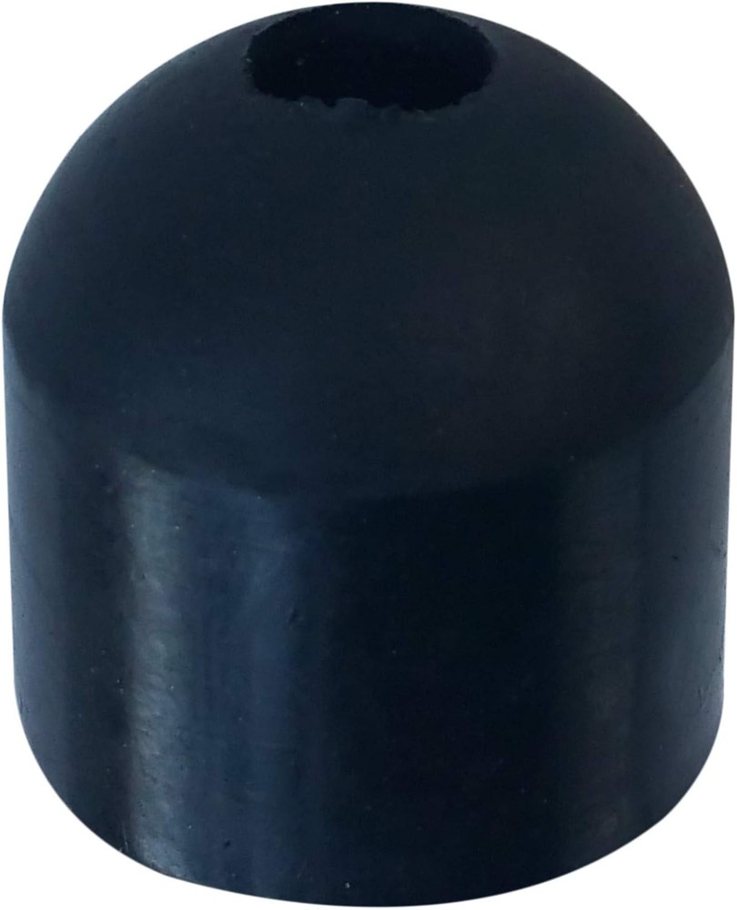 (4 Pack) Rubber Screw On Bumpers - Shed Doors, Sliding Door & Cabinets Black