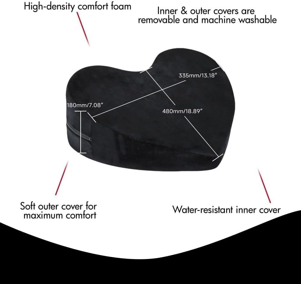 Intimacy Positioning Pillow – Soft Foam Support Cushion for Couples, Ergonomic