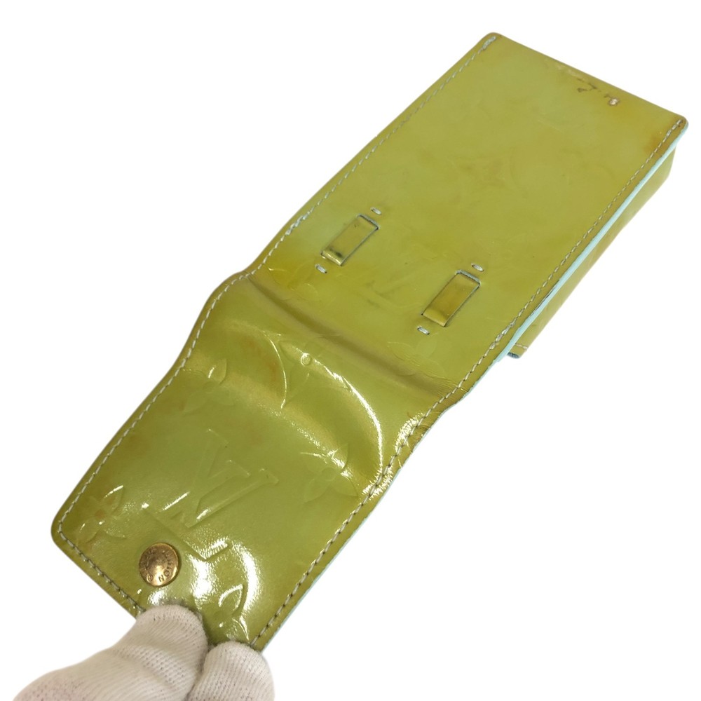 Auth Louis Vuitton Cigarette Monogram Vernis Cigarette Case M91049 MI0939