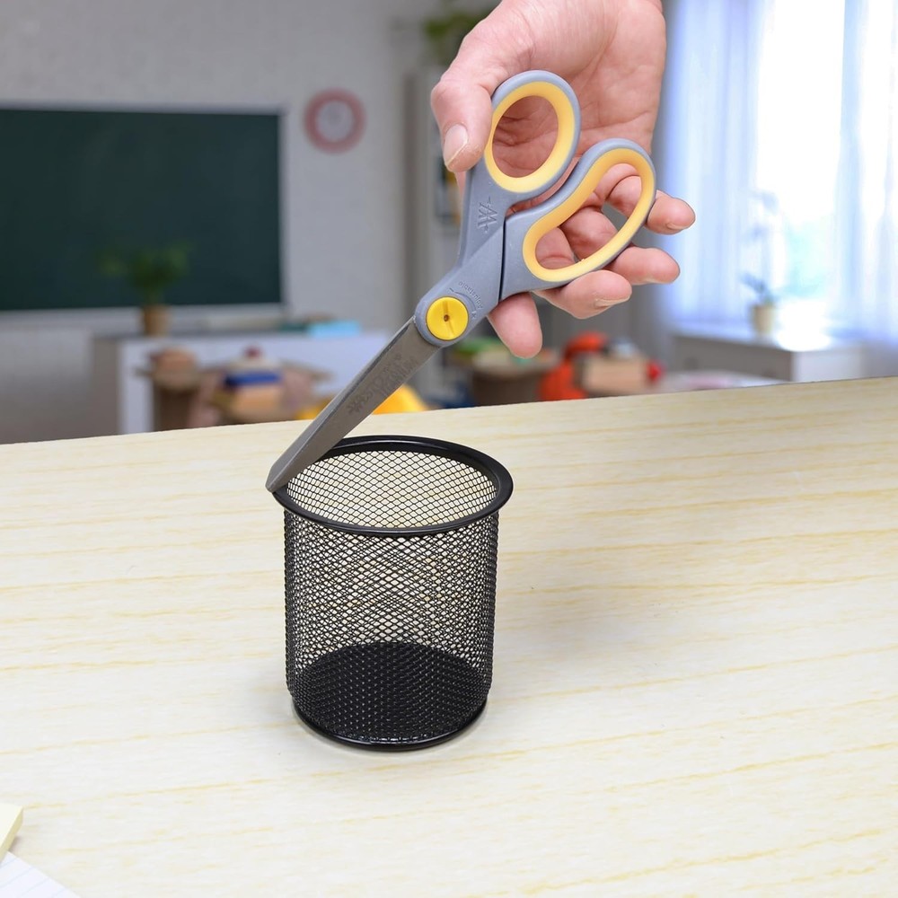 Durable 8-Inch Titanium Scissors - Ergonomic Design & Adjustable Glide Feature