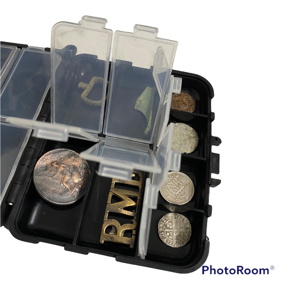 Small and Large Metal Detecting Finds Box Boxes ‘Ring Pull ID Chart’