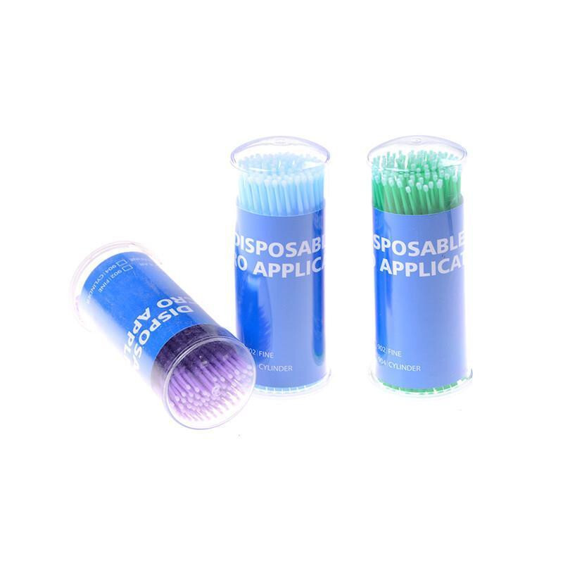 Dental Disposable Microbrush Micro Brush Applicator Tips Regular 2.5mm Bendable