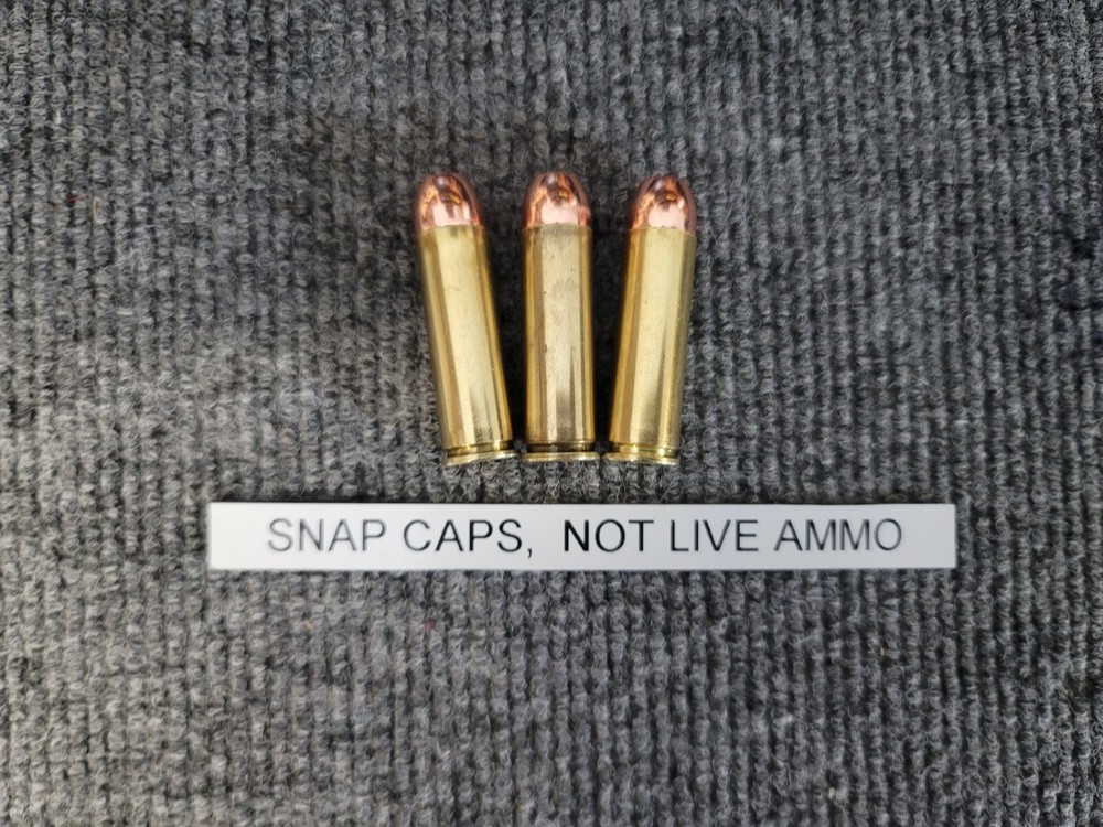 READ AD! 3- 500 S&W snap caps practice Dry Fire Gun Loading Training