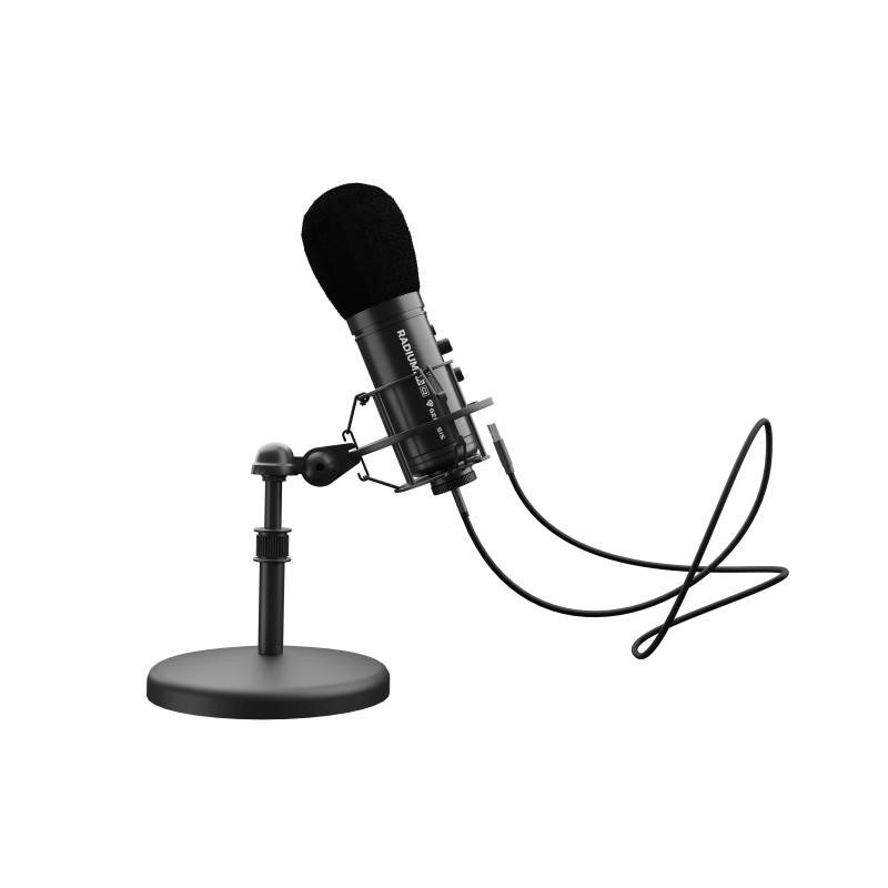 GENESIS Radium 600 G2 Black Desktop Microphone