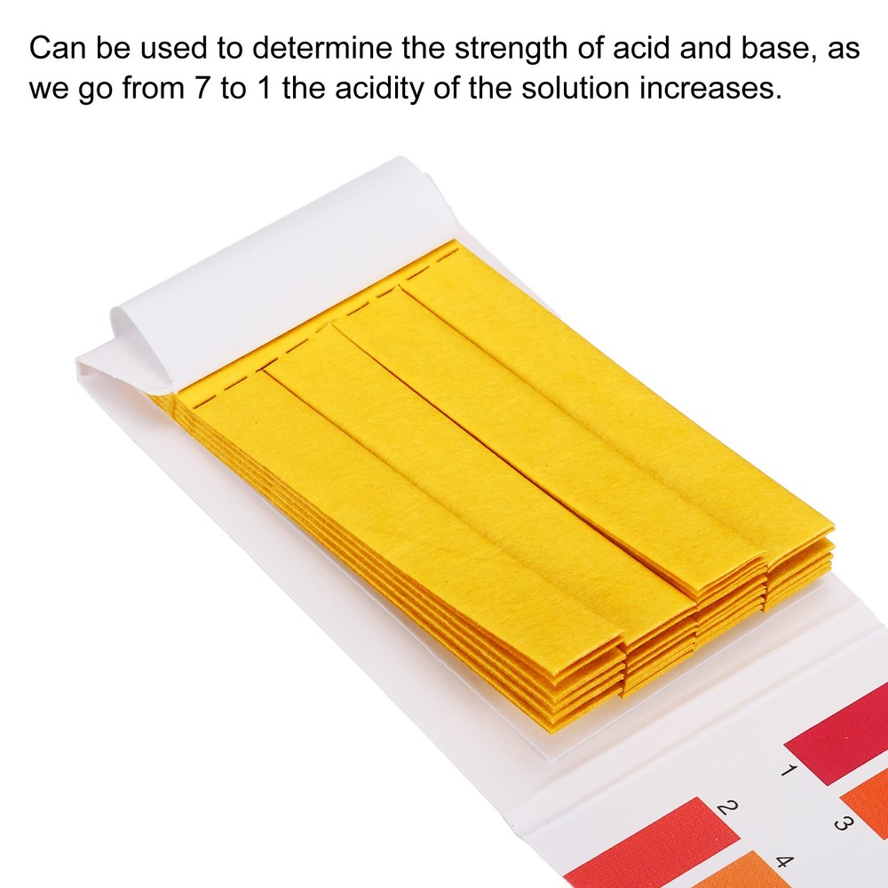 PH Test Strips 1-14.6pcs 80 Indicators Sunflower Maps Tester