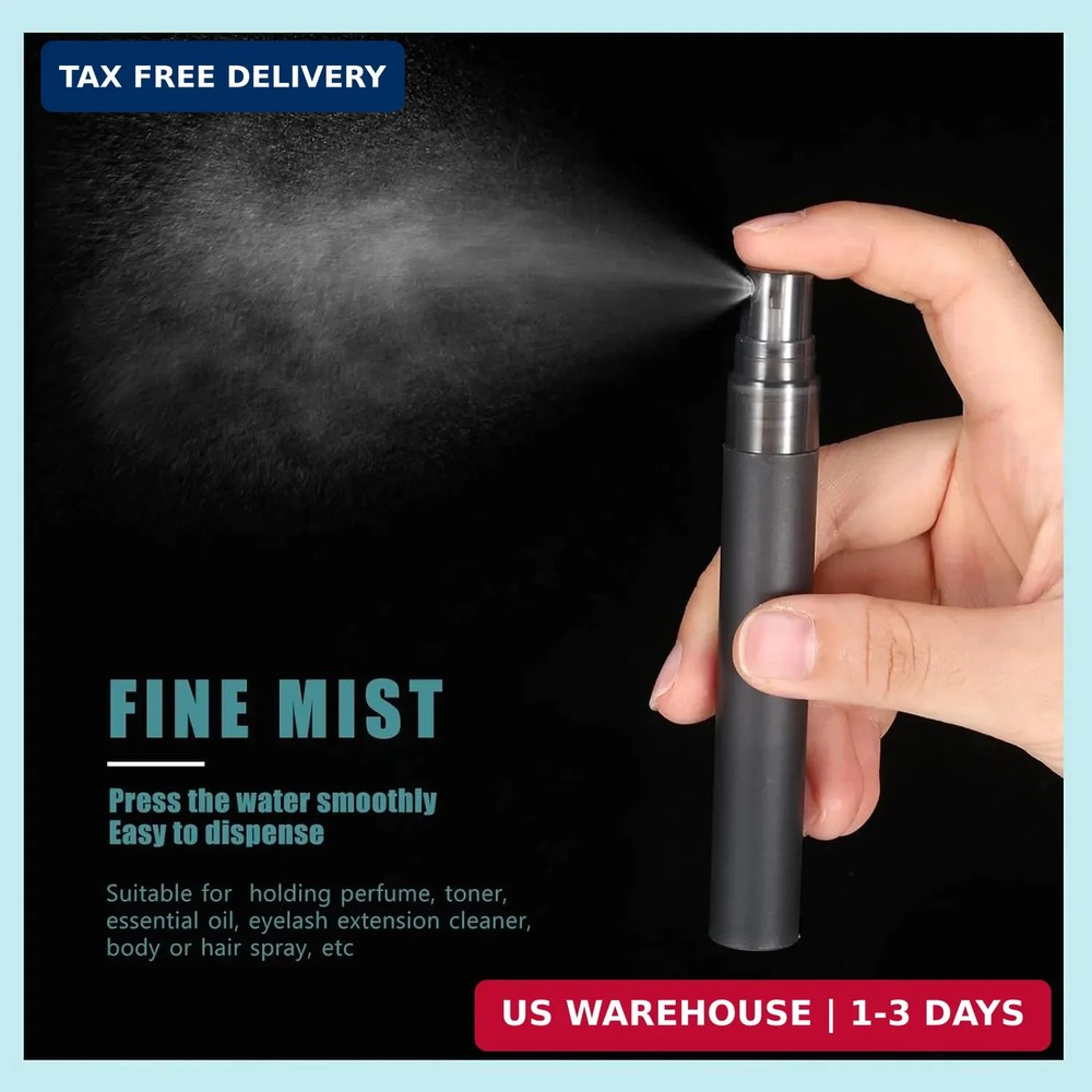 500 Mini Perfume Spray Bottles 10ml Refillable Travel Atomizers