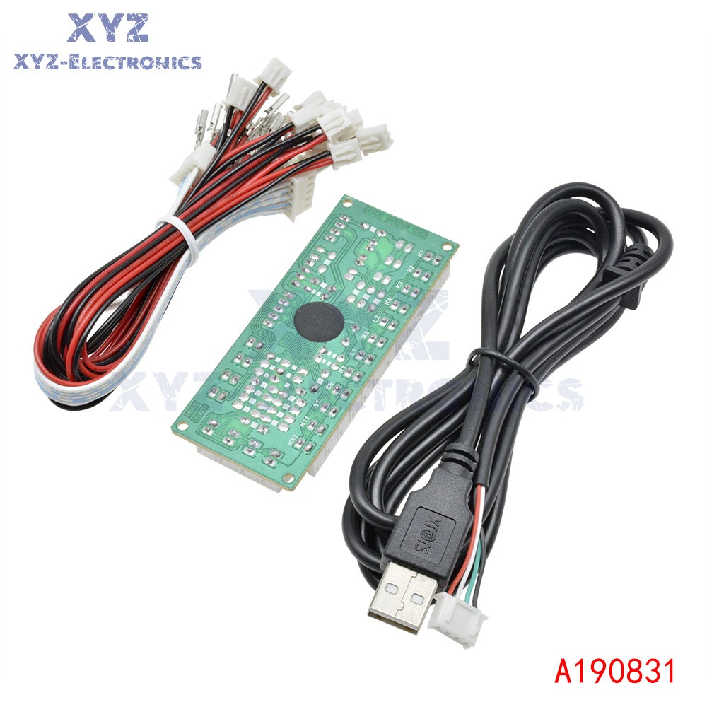 Zero Delay Arcade USB Encoder PC to Joystick Button For MAME Fight Stick Control