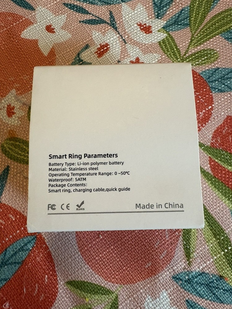 Aurora Smart Ring Size Silver 10