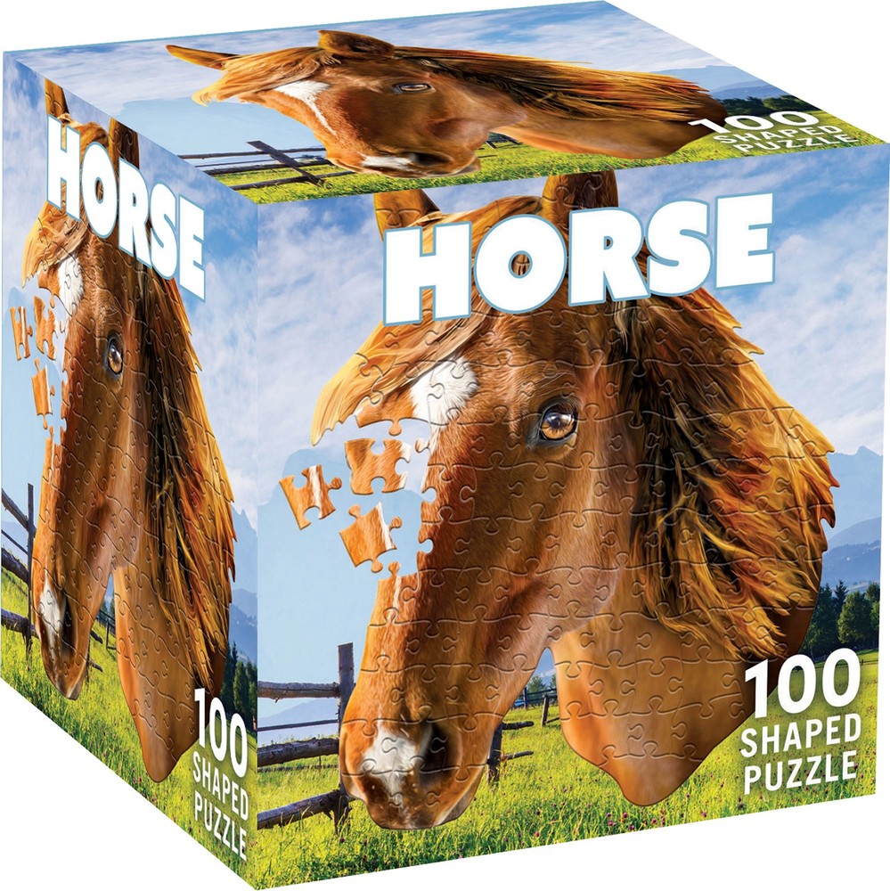 MasterPieces - Horse 100 Piece Shaped Jigsaw Puzzle