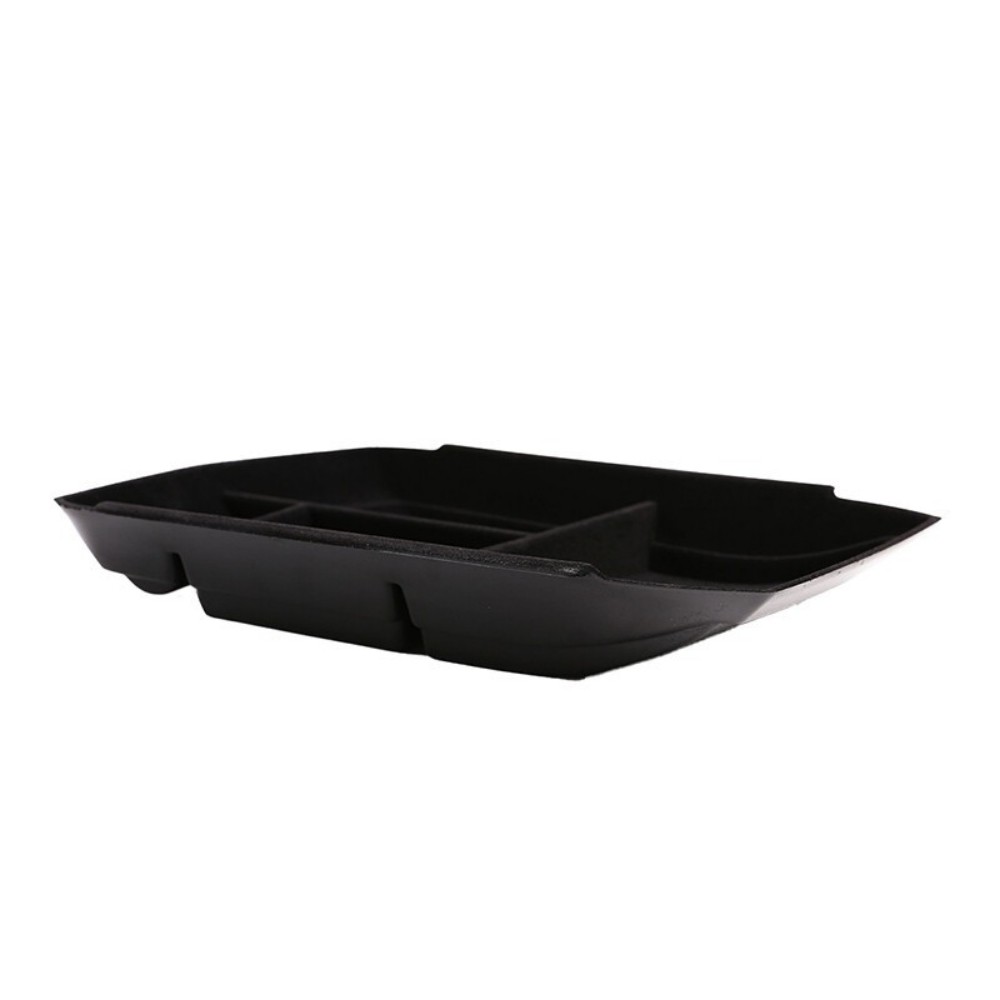 For Cadi*llac XT5 Black ABS Central Control Bottom Storage Box Suede ♪