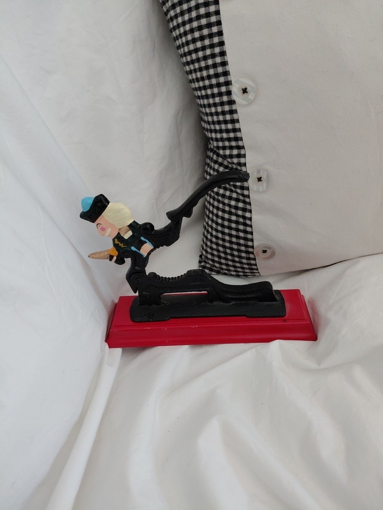 Vintage Nutcracker Cast Iron & Wood