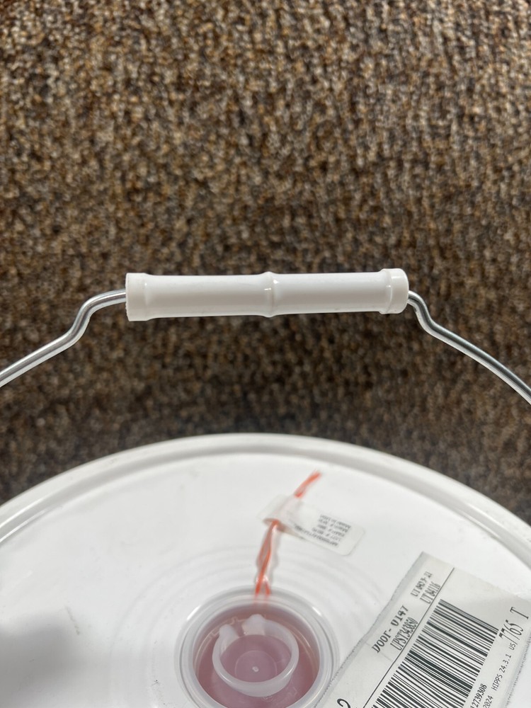 Klein Tools 56110 6500-Feet Bucket Poly Pull Line Orange Tracer Polypropylene