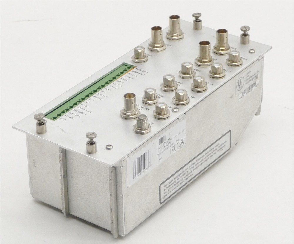 SCIENTIFIC ATLANTA 546091 9804A MODULATOR REAR INTERFACE MODULE