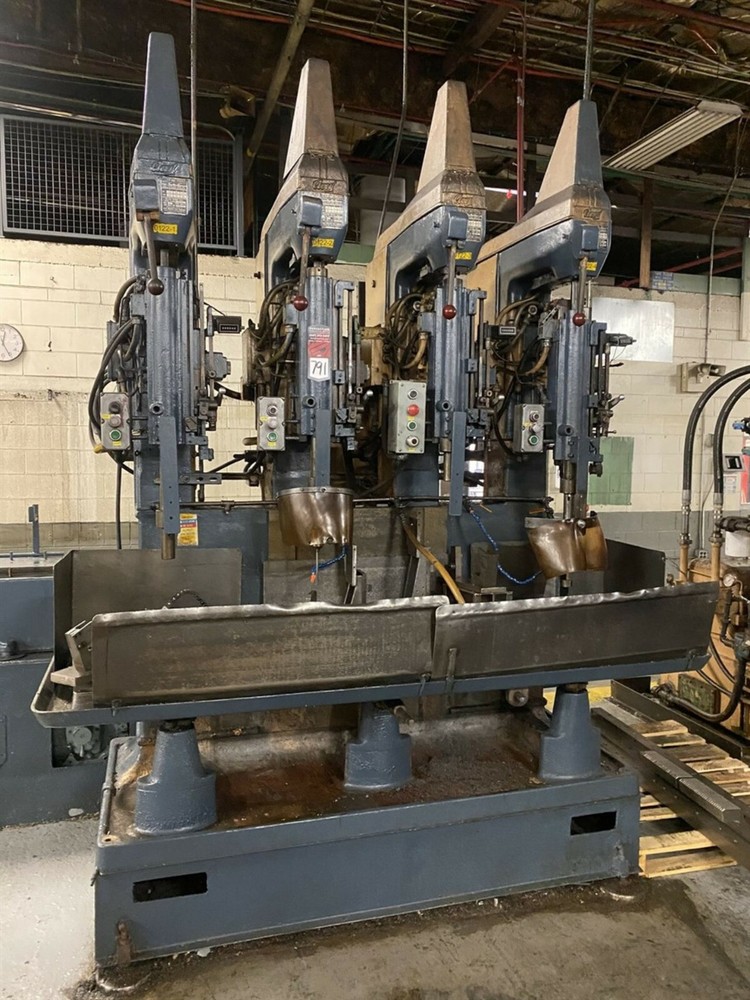 Avey 4-Spindle Gang Drill Table