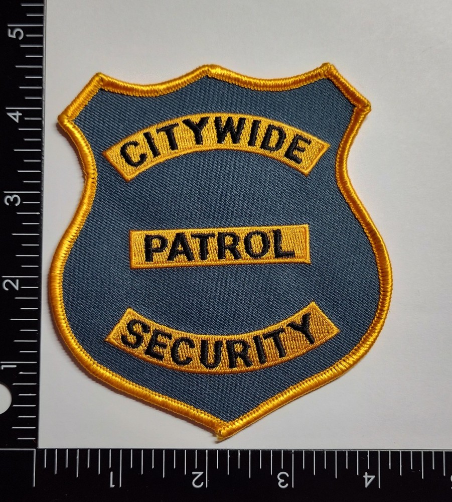 City Wide Patrol Security Patch Hook Loop High Quality New Patch Fast Shipping