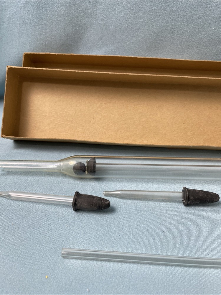 Vintage Pyrex Glass Force Pump “Science Kit”