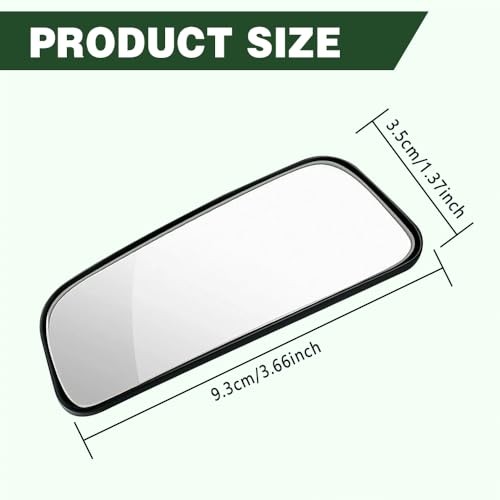 2PCS Blind Spot Mirror, HD Convex Wide Angle Looking Glass, Rectangular Wide