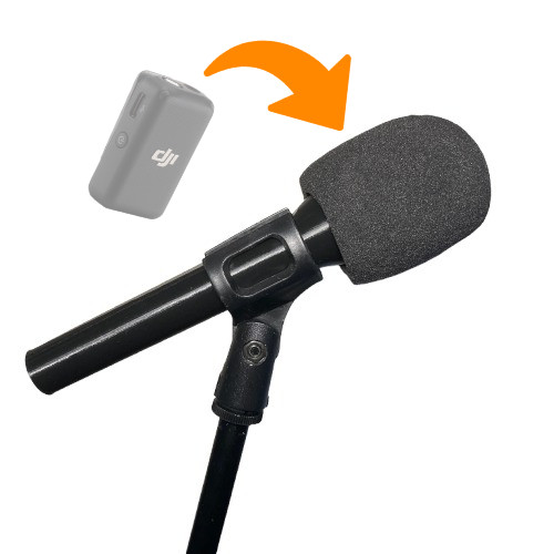 DJI Mic Handheld Wireless Microphone Interview Adapter Handle
