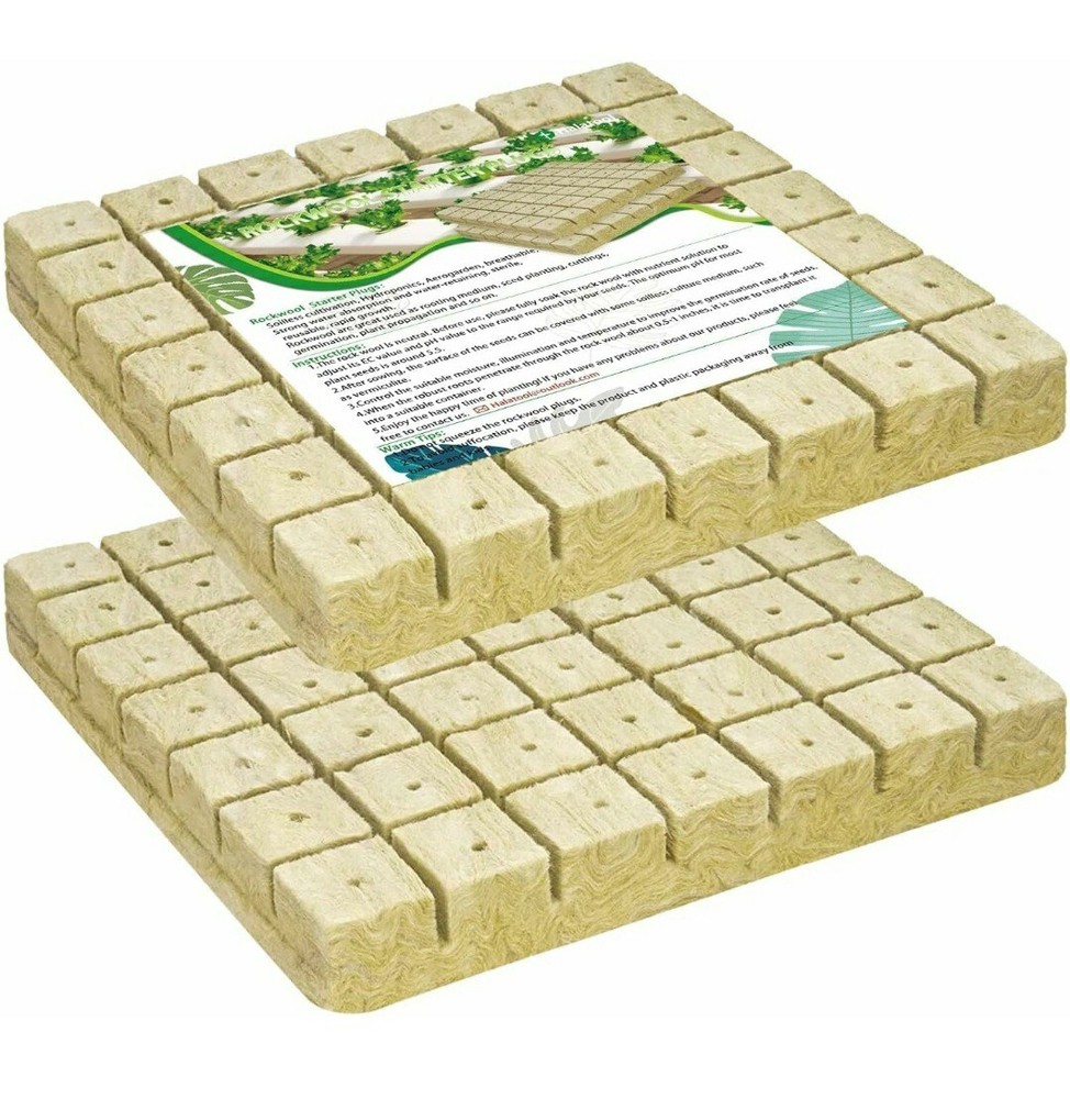 Halatool 1.5" Rockwool Cubes 196 Count