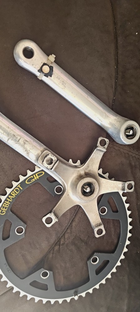 campagnolo record c cranks plus Single ring 54